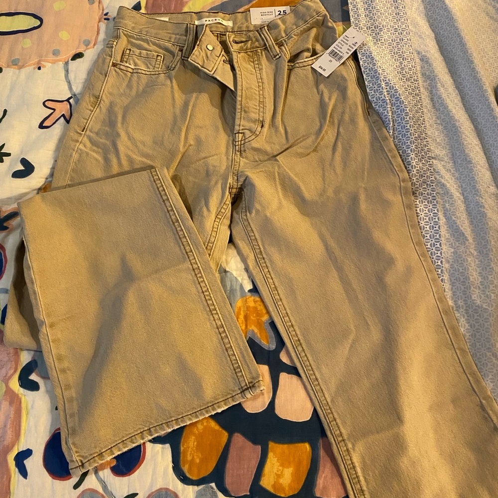 Brand New Pacsun Tan Jeans